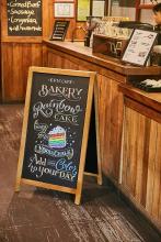 Sidewalk Restaurant Wooden Magnetic A Frame Chalkboard Sign