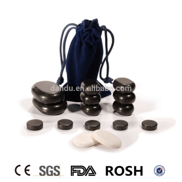 Best massage stone 16 Pcs Facial Massage Stone Set hot stone massage