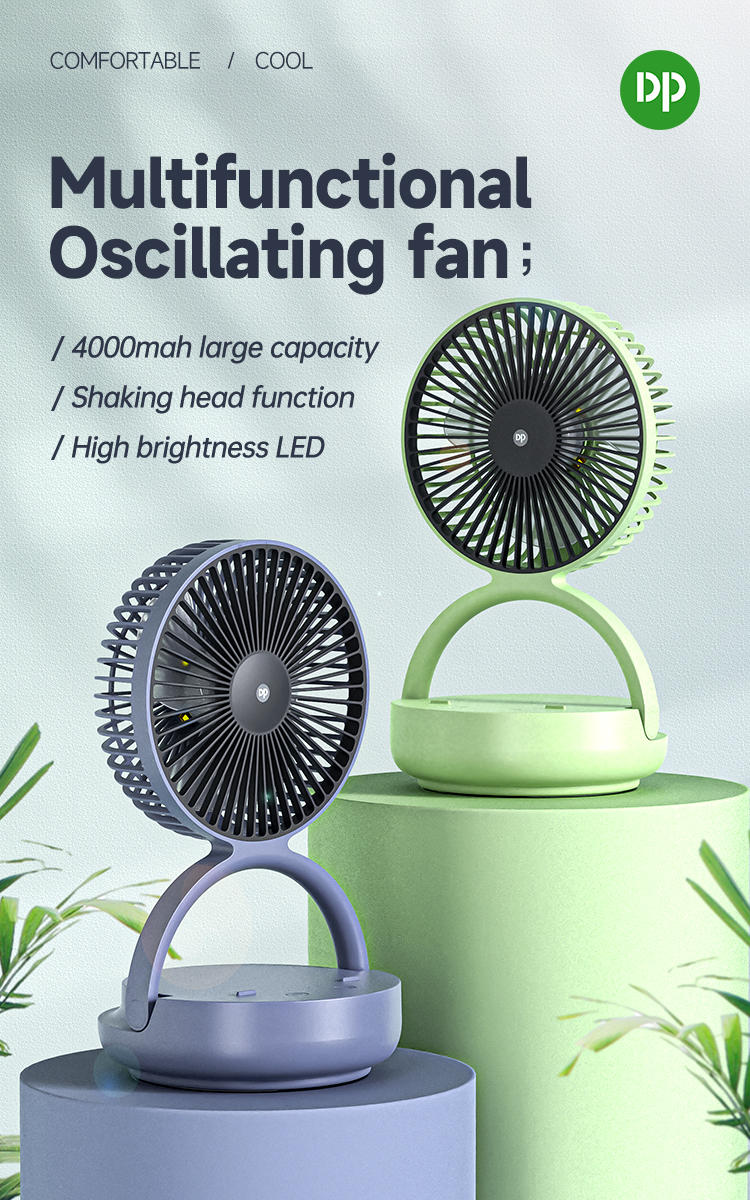 Rotating Folding Portable Mini Table Desk Rechargeable Fan-detail-1 Rotating Folding Portable Mini Table Desk Rechargeable Fan-detail-1