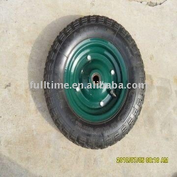 PNEUMATIC rubber wheel