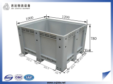 storage collapsible plastic pallet box