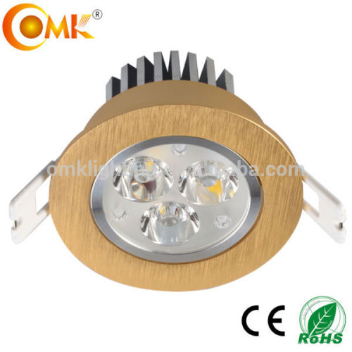 golden Dimmable 3W ceiling led down light