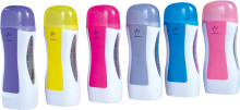 Silicone handle pad hair removal roll-on wax cartridge heater waxing
