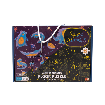 Kids Puzzle 46 sztuk zabawki dla dzieci świecą w ciemnej puzzle