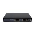 16 portas Ethernet Poe Switch 2 rj45 fttx