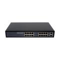 16 puertos Ethernet Poe Switch 2 RJ45 FTTX