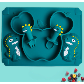 Piastra divisa in silicone per Dinosaur Silicone per lavastoviglie