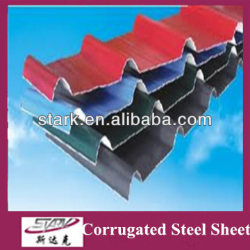 prepainted galvanized corrugated steel sheet/color corrugated roof sheet
