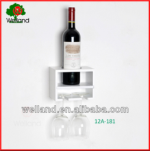 Single wood bottle wine rack