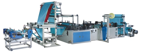 Microcomputer Ribbon-Through Type Garbage Bag Making Machine