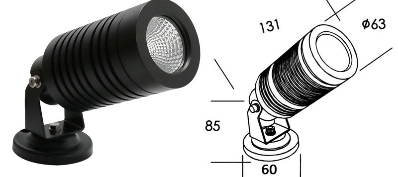 15W IP65 Outdoor LED Landscape Spot Light