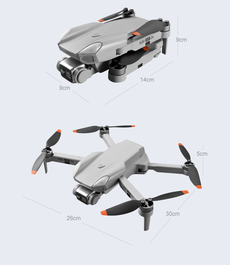 New K80 Air 2S GPS Drone 4K Professional drone Camera Aerial Photography Brushless Motor Foldable Four-Axis