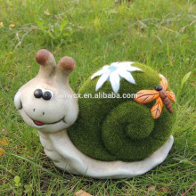 New garden decoration resin animals flocked animals
