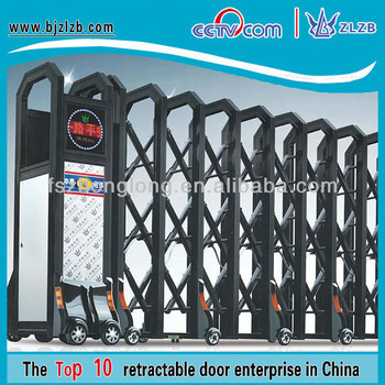 Automatic aluminium door system folding gate design slide