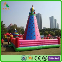Custom inflatable rock climbing wall/used rock climbing wall for sale