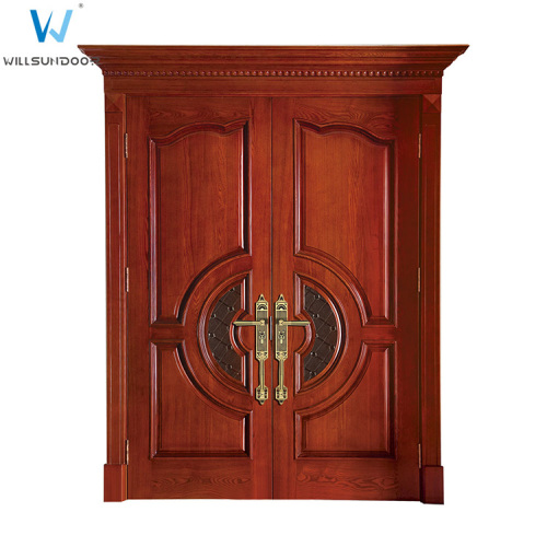 Solid Walnut Interior Doors Insulated Door Panels Solid Wooden Door