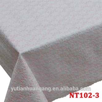 hotel use lace table cloth/wedding lace table cloth/ lace edge table cloth