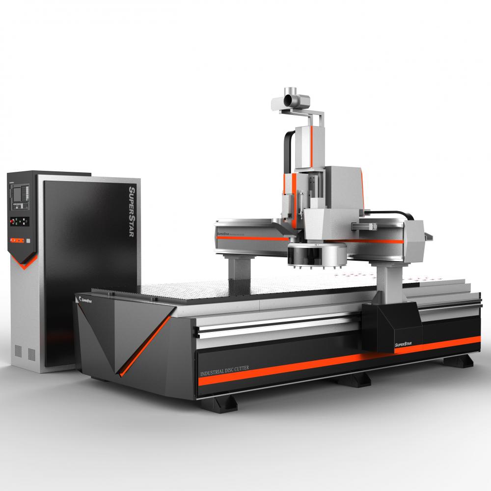 Una alineación versátil de enrutadores CNC