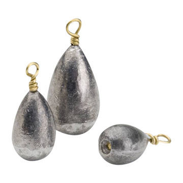 Tungsten teardrop, fishing weight