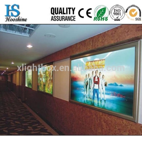 8mm LED crystal wall mounted poster frames,acrylic picture frame led light box