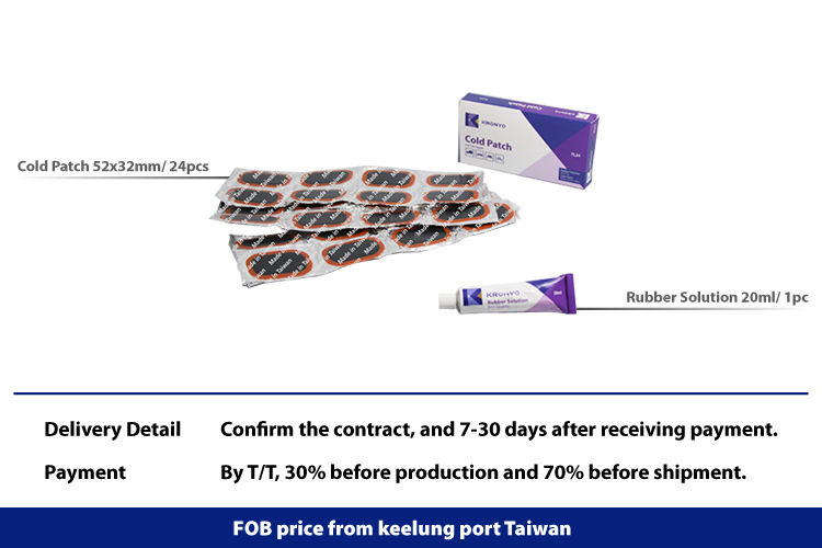 Tire patch rubber solution cold patch for bike