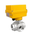 Flange Pneumatic Three-Way Ball Valve