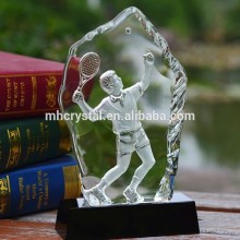 crystal Golfer iceberg sculpture MH-10090