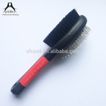 2 in 1 deshedding tool & pet grooming brush