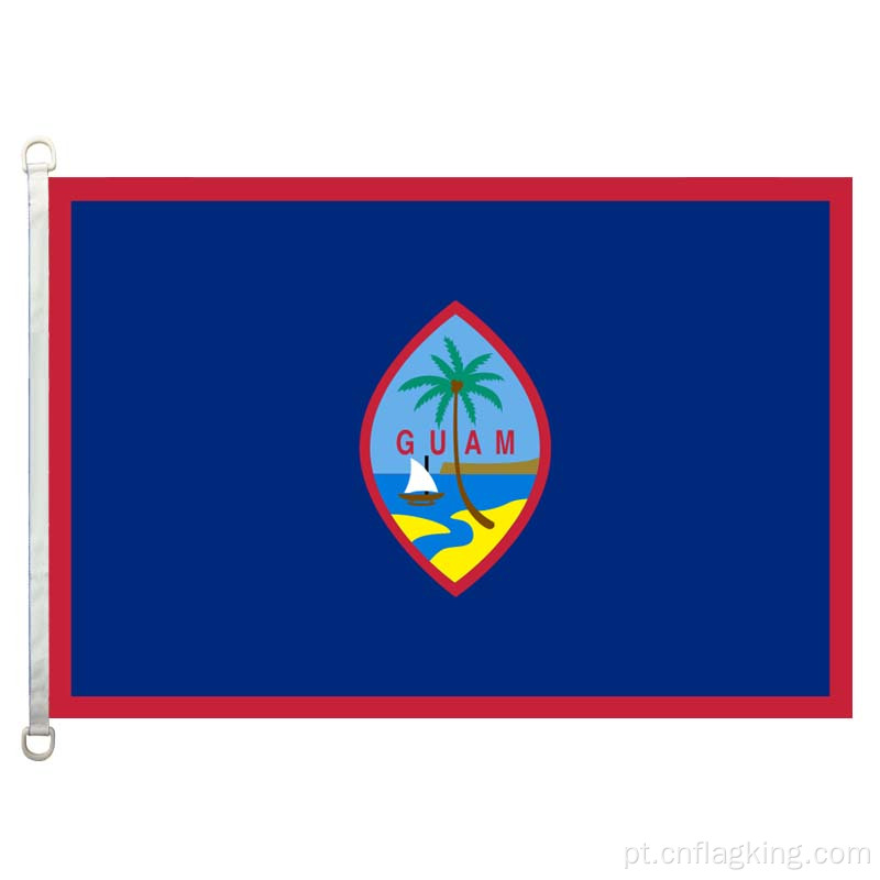 Bandeira Guam 90 * 150cm 100% polyster
