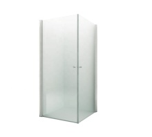 6/8mm Tempered Glass Double Folding Shower Door BL-017