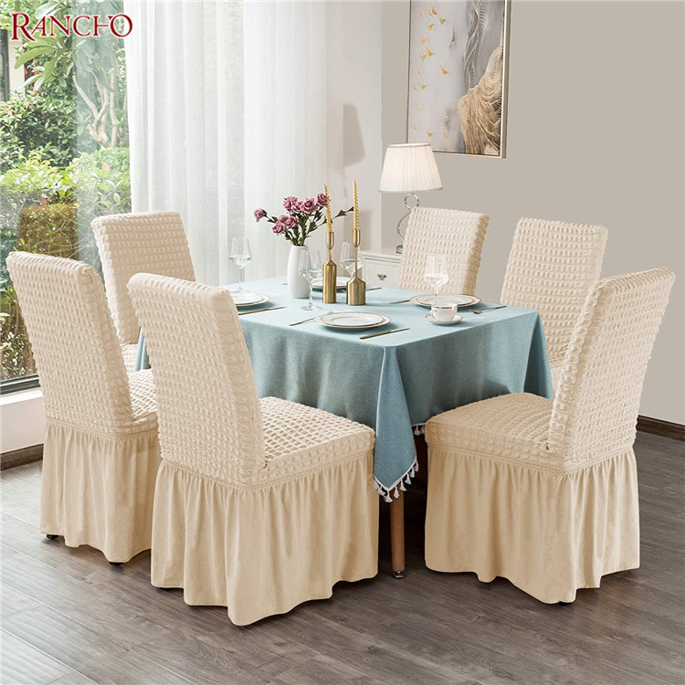 Jacquard Spandex wedding chair cover high stretch chair cover banquet party chiavari chair covers for weddings