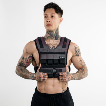 Adjustable Blue CrossFit Weighted Vest: Ideal for Home and Gym Weight-Bearing Exercise