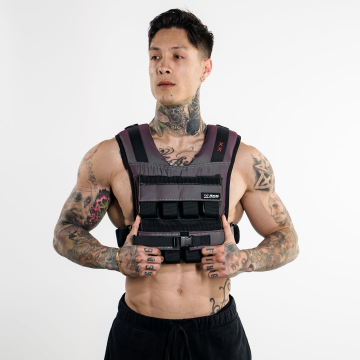 Adjustable Blue CrossFit Weighted Vest: Ideal for Home and Gym Weight-Bearing Exercise