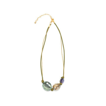 Little Crystal Necklace Fashion Necklace with String