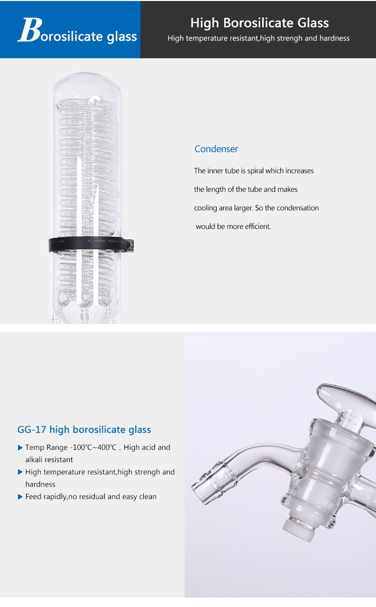 lab auto-lift vacuum distillation unit rotary evaporator