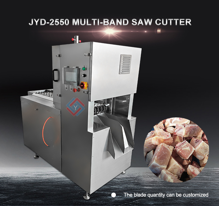 Automatic frozen meat cutting machine bone saw to food processing industrial