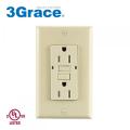 UL 943 GFCI Wall Outlet con autotest 15a