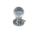 Satin nikel Crystal privasi Knob