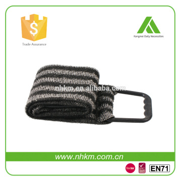 colorful Bath scrubber belt/bath scrubber sponge