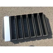 Rk Bakeware China-7 Straps Nonstick Aluminum Toast Bread Rusk and Cake Rusk Pan