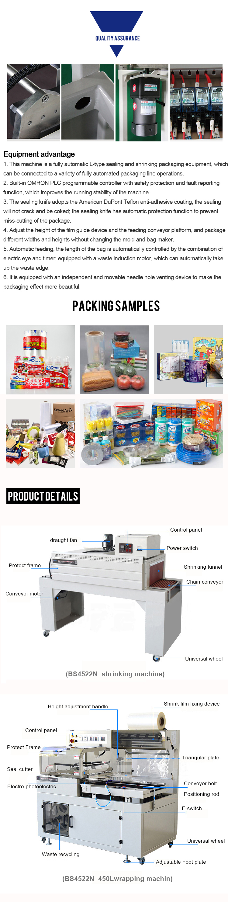 Promotional automatic pof shrink film book wrapping machine supplier