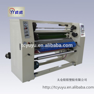 YU-215 air knife slitter rewinder / slitting machine