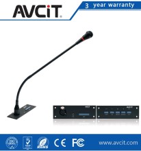 Conference table microphone with delegate unit and chairman unit