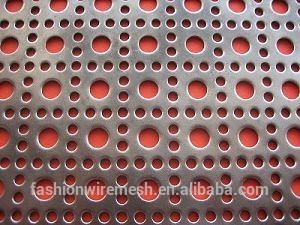 Cold-rolled Round Hole Perforated Metal Plate For Construction