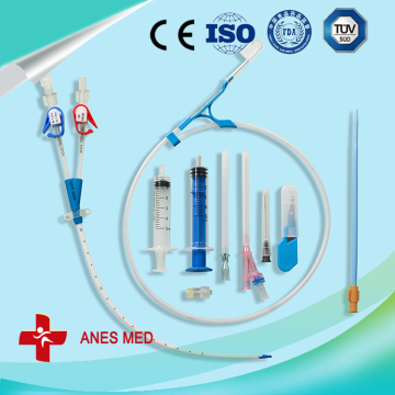 Double Lumen hemodialysis catheter kits