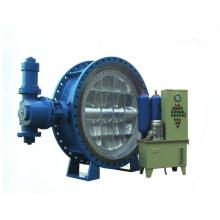 Hydraulic control slow-close check butterfly valve
