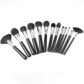 YC020 14pcs Makeup Brush Set Hot Selling Classic Wood Handle Makeup Brush Set OEM Factory Price 14pcs