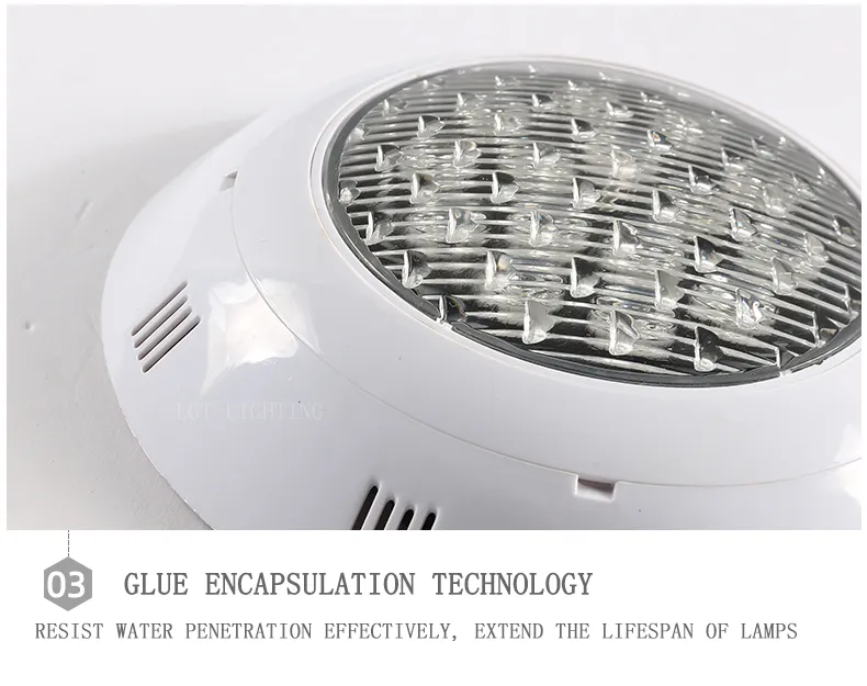 LED Pool Wall Lights, Underwater Wall Lights, Waterproof Rainbow Fountain Lights