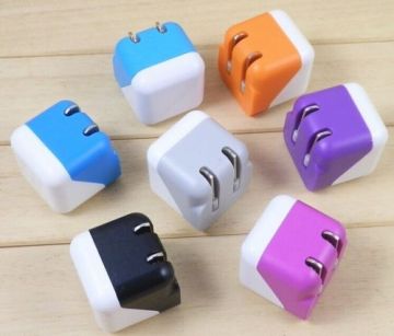 Cube super fast mobile phone charger induction usb charger wall