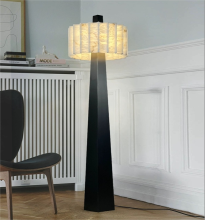 Spanish Alabaster Floor Lamp for Luxury Designer Living Rooms